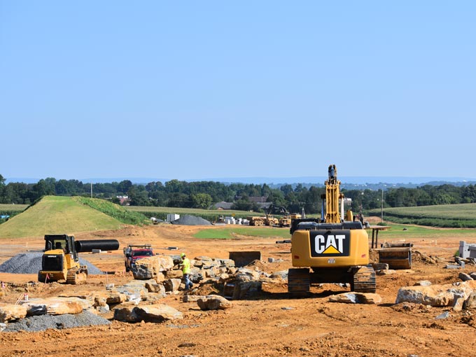 Dirt Moving at North Cornwall Commons